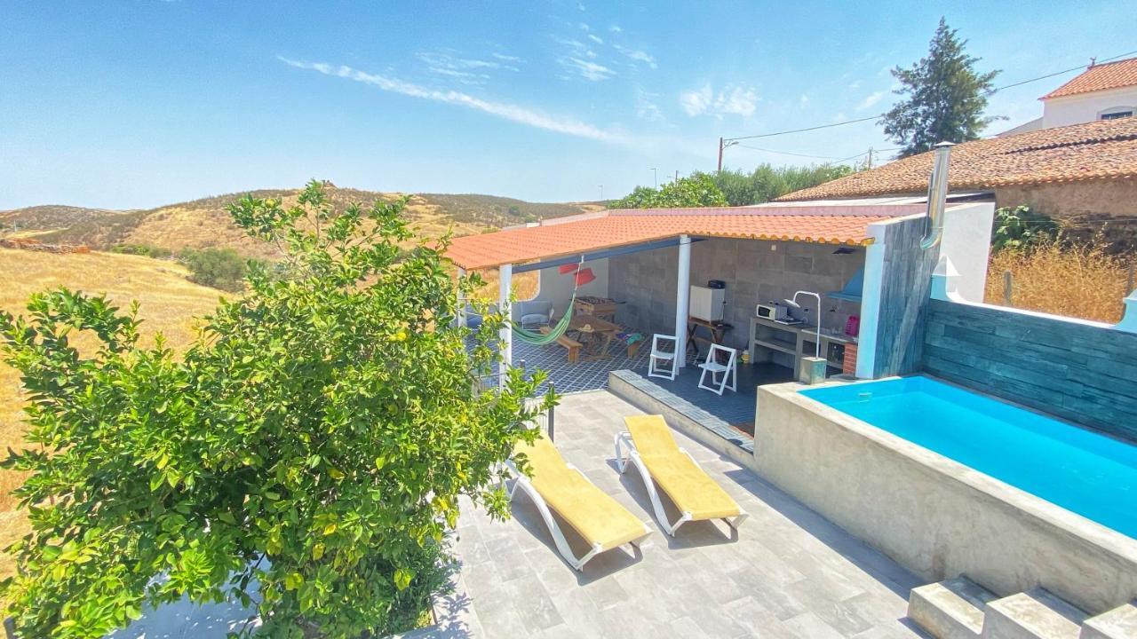 Casa Dos Chocalhos-Piscina-Perto Praia Fluvial-Vista Incrivel E Sossego Mértola Esterno foto
