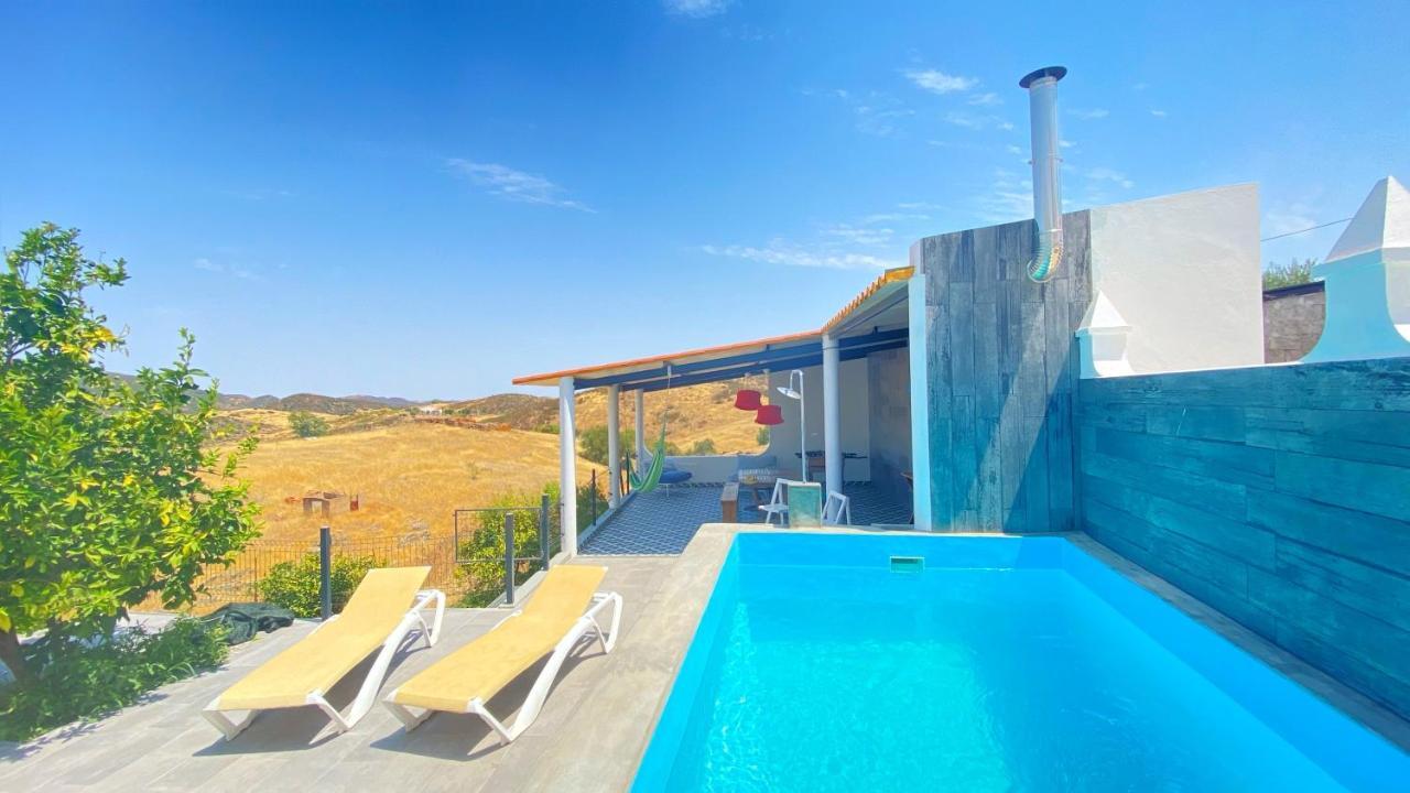 Casa Dos Chocalhos-Piscina-Perto Praia Fluvial-Vista Incrivel E Sossego Mértola Esterno foto